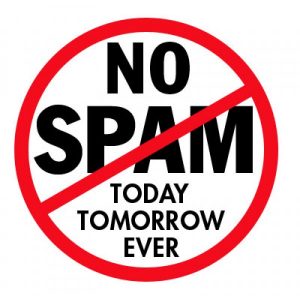 Несколько советов чтобы избежать спама