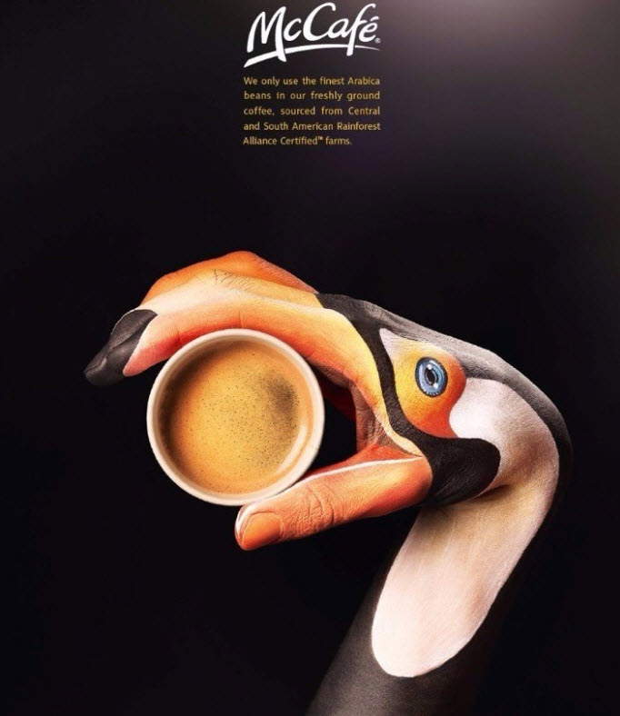 Реклама бренда кофе