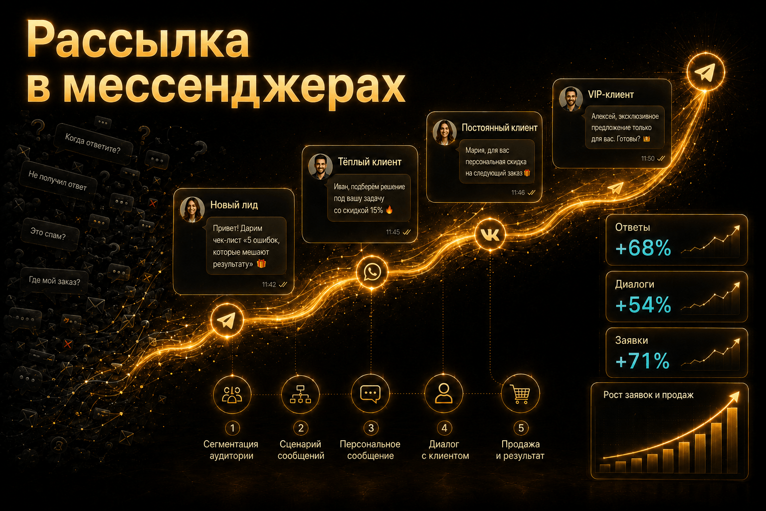 Рассылка кп в мессенджерах