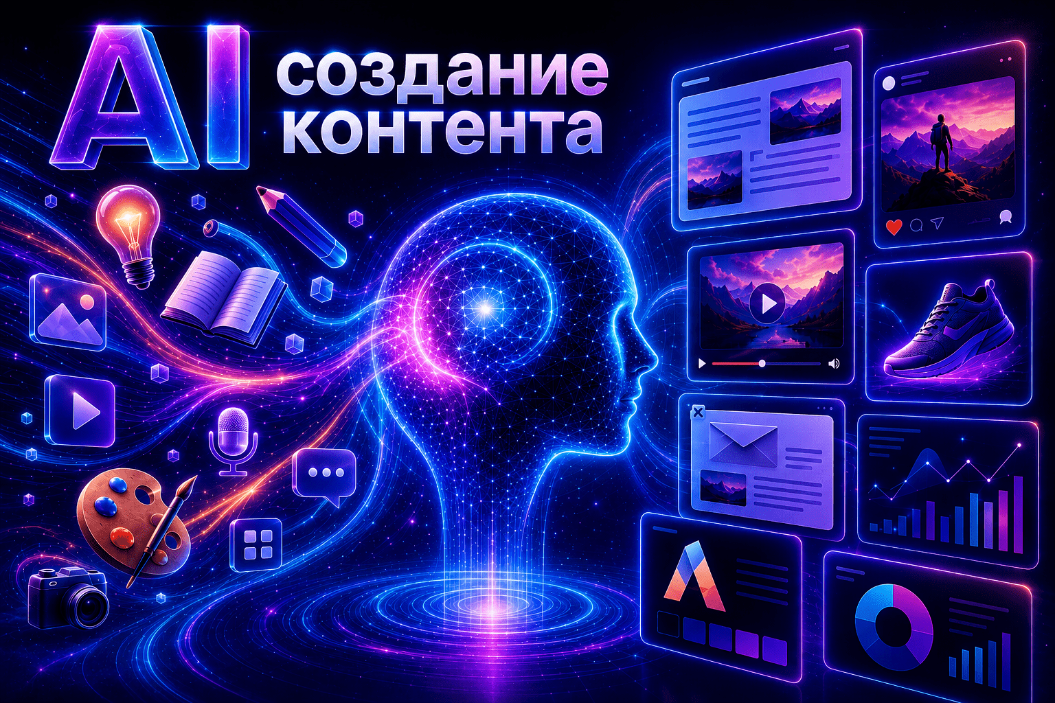 Разработка и написание контента с помощью ИИ