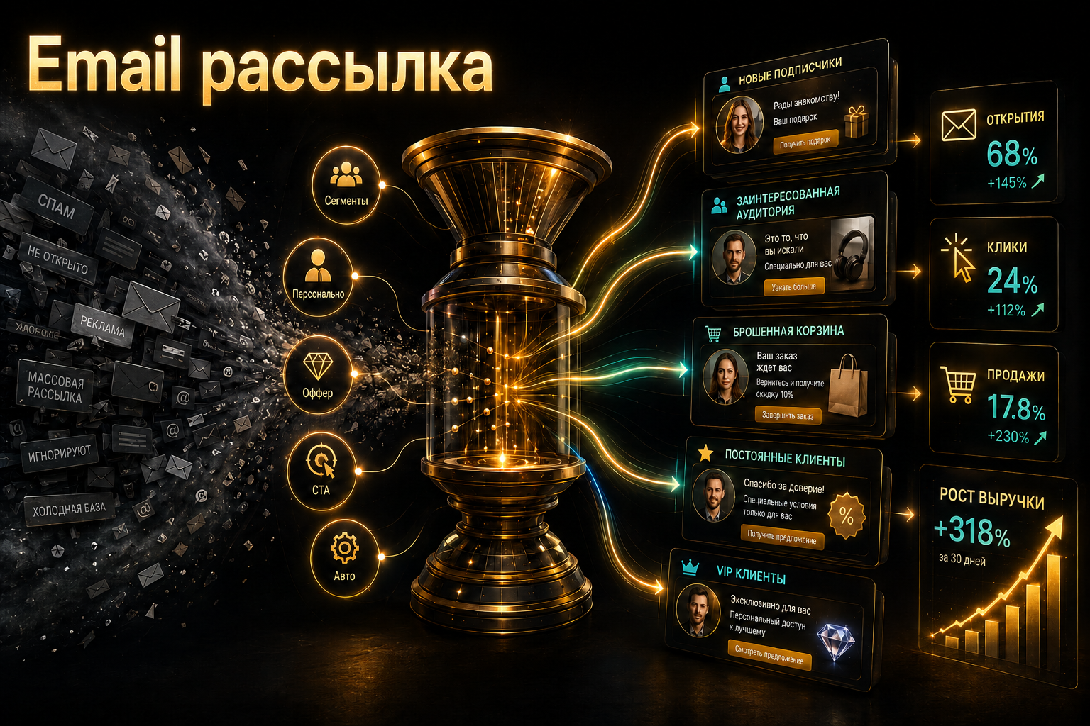 Отправка имейл письма по почте