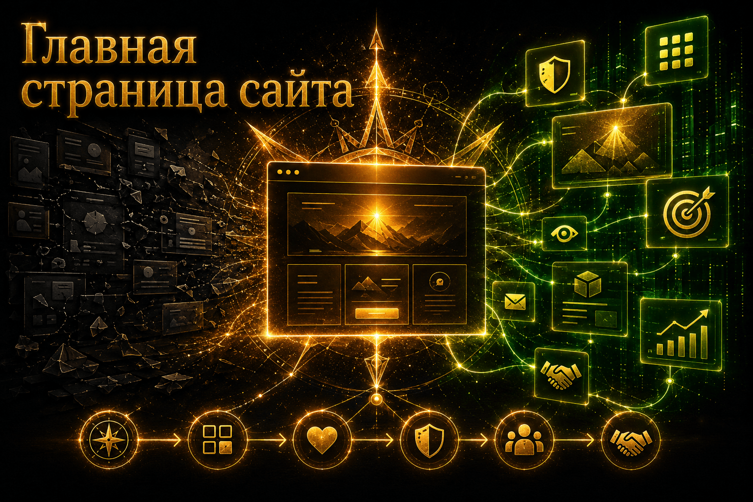 Написание текстов на главную страницу сайтов