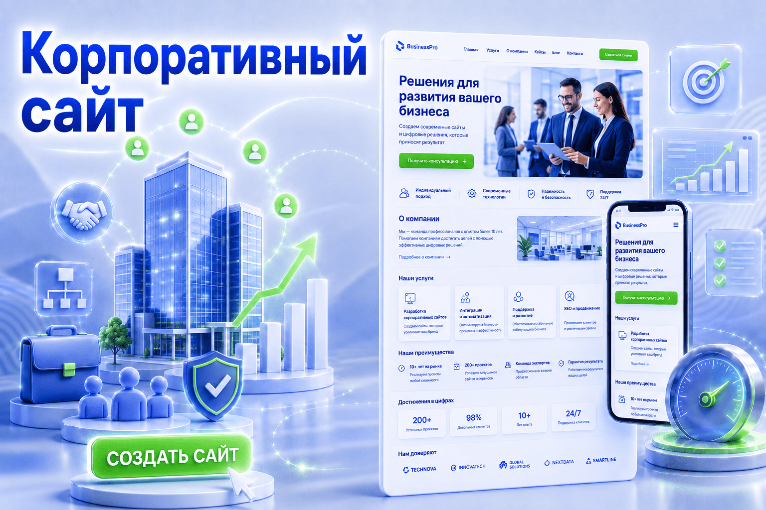 Создание корпоративных сайтов