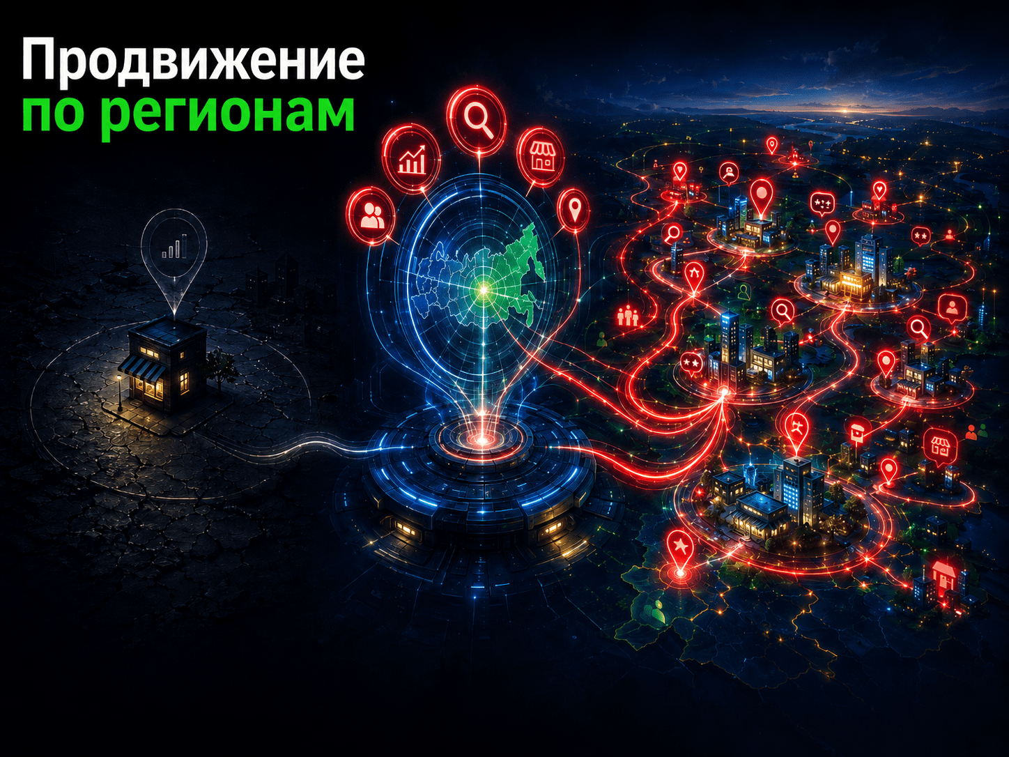Продвижение сайта по регионам