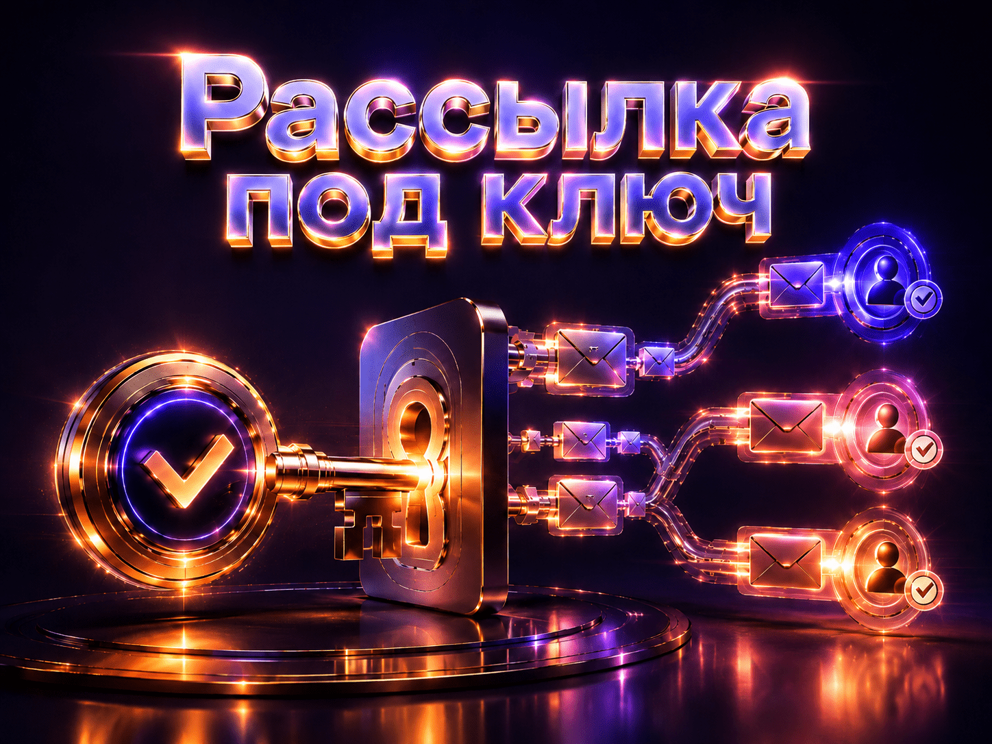 Рассылка под ключ