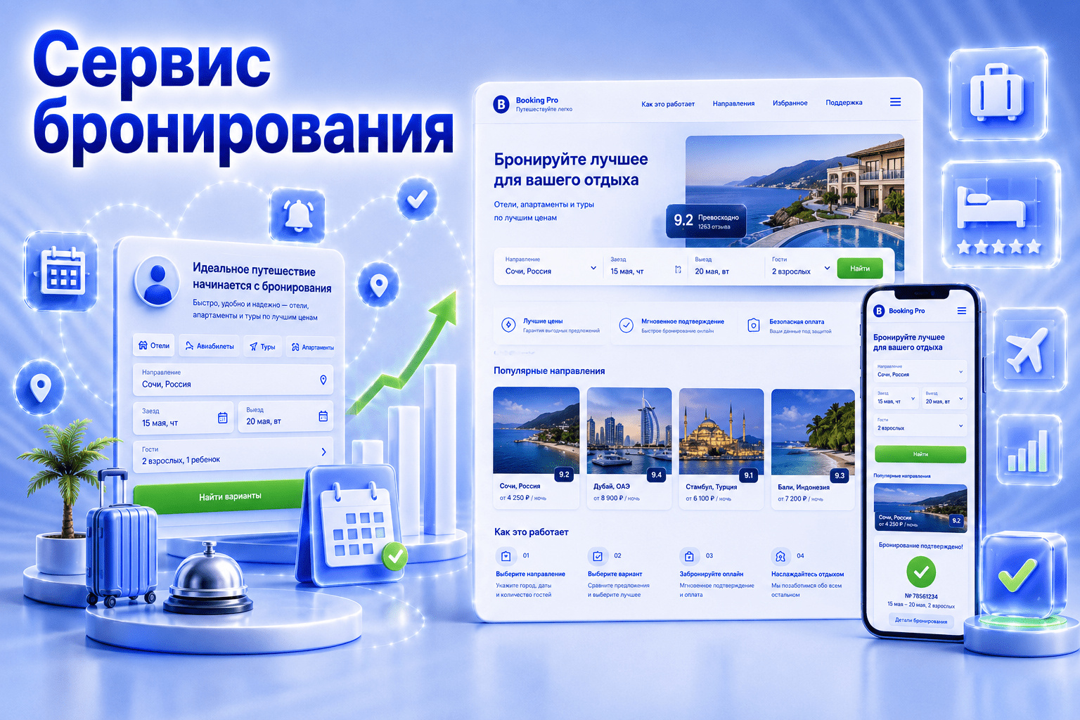 Создание сервисов бронирования