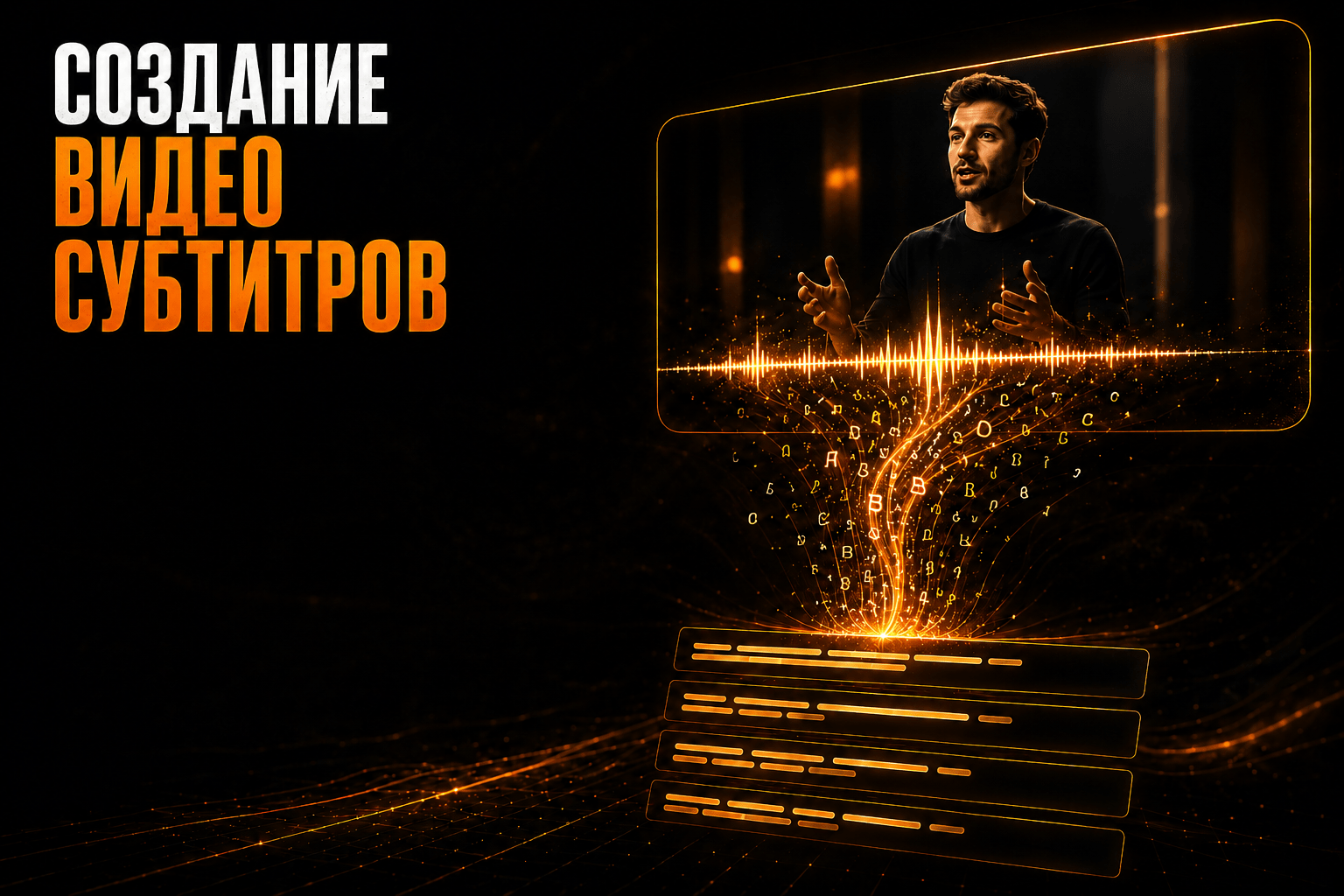 Создание субтитров для видео