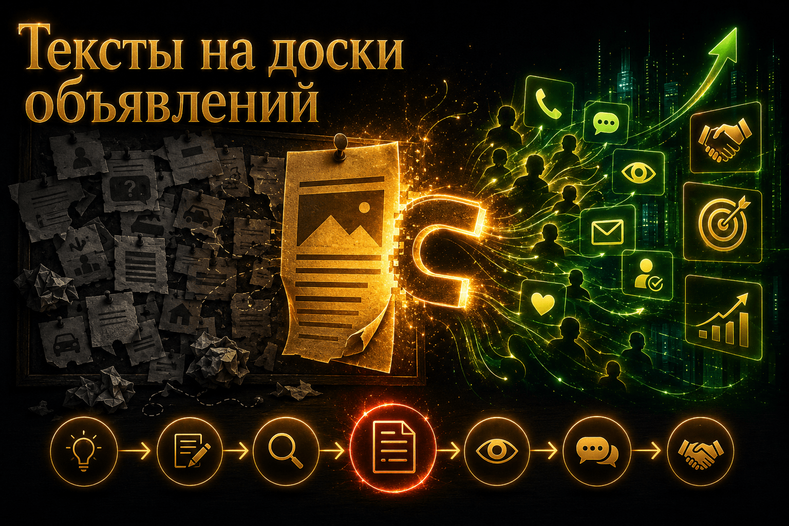 Создание текстов на популярные доски объявлений