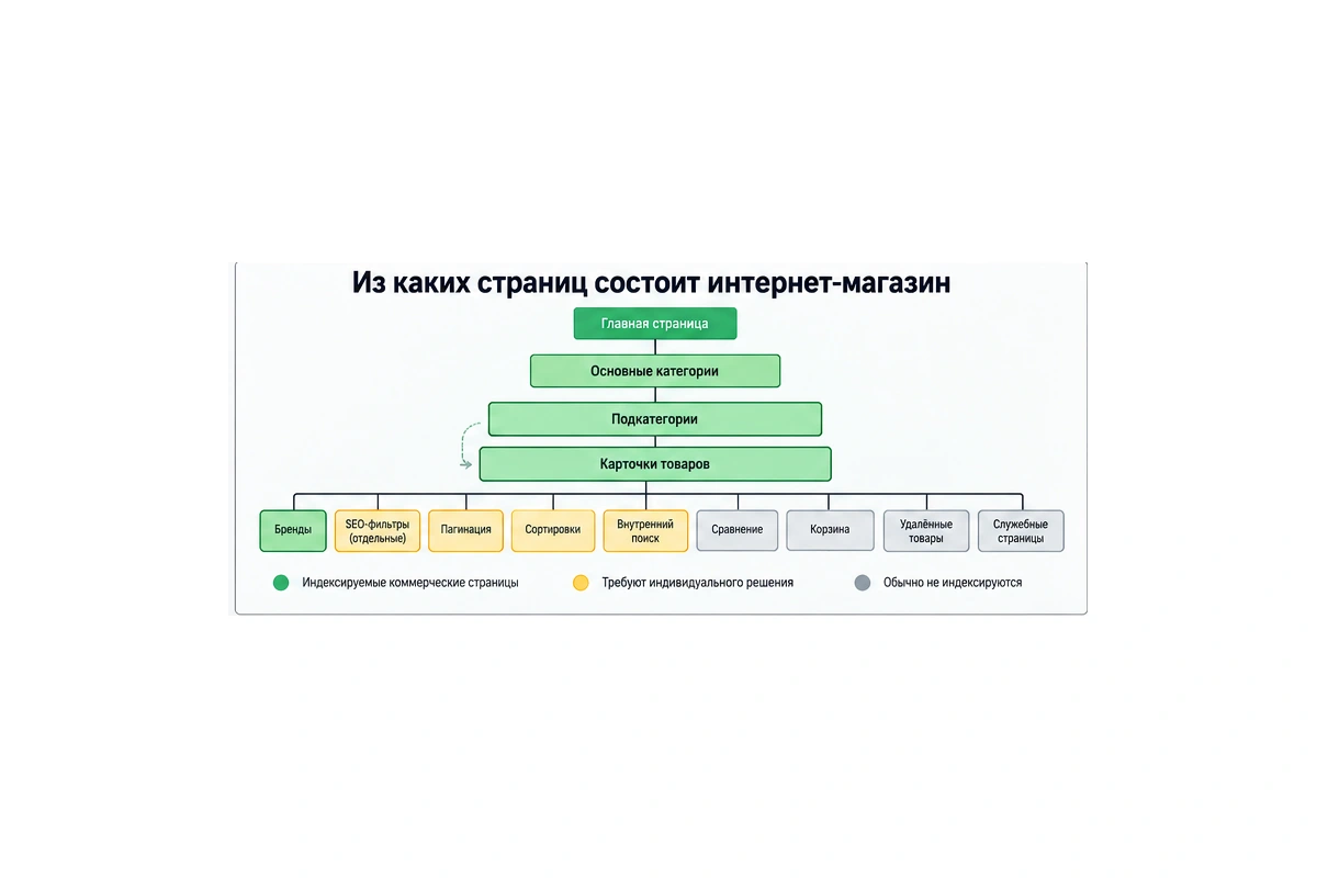 Структура URL крупного интернет-магазина