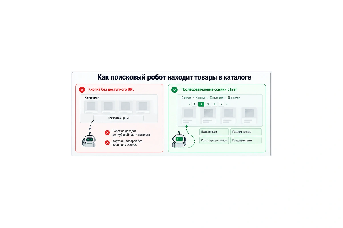 Внутренняя перелинковка и пагинация интернет-магазина
