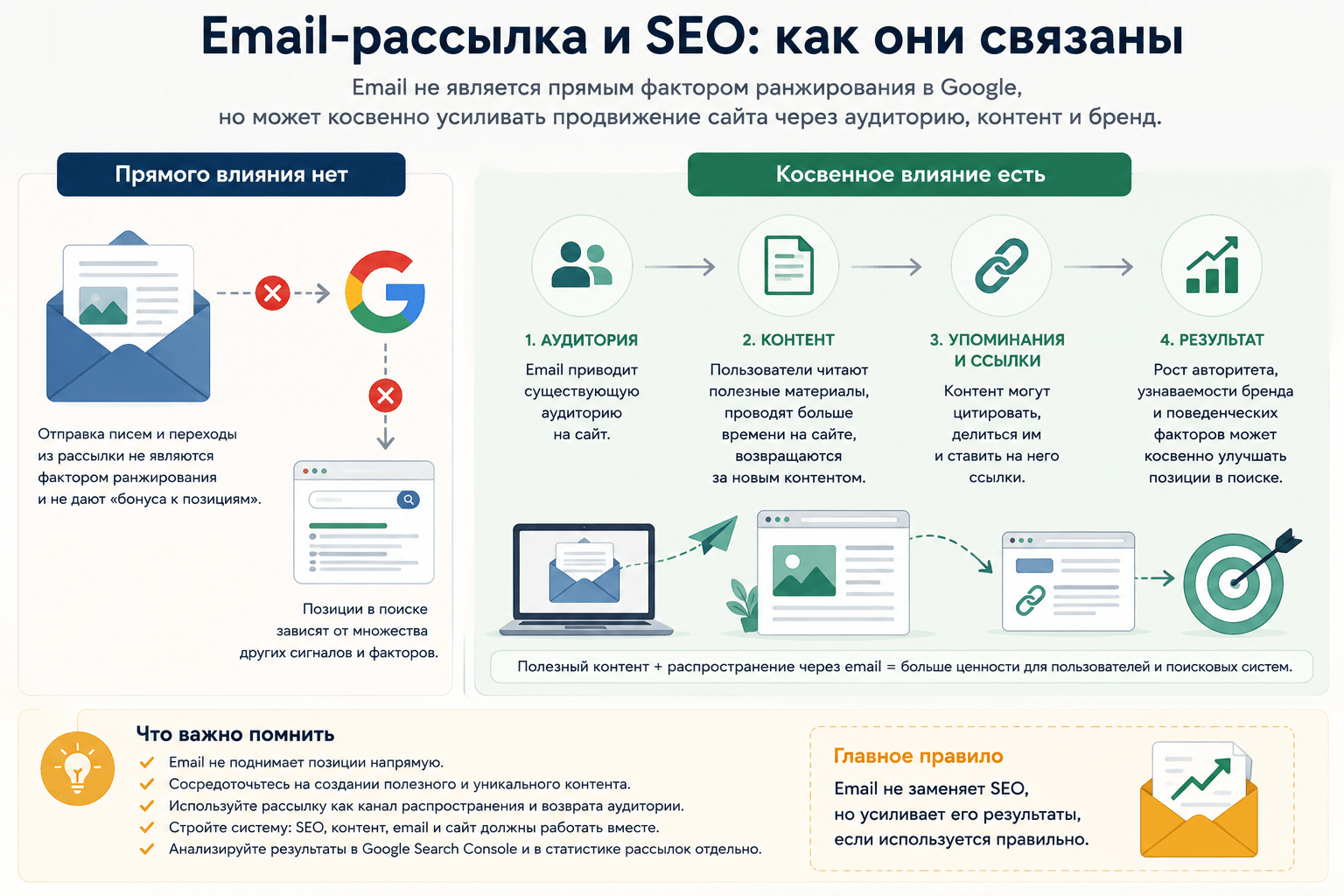 Email-рассылка и SEO – прямое и косвенное влияние