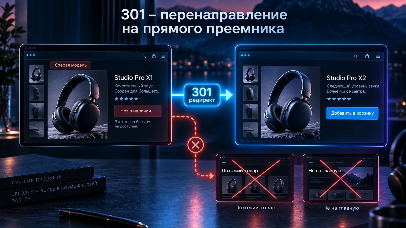 Когда ставить 301 со страницы товара 301 редирект со старого товара на прямого преемника