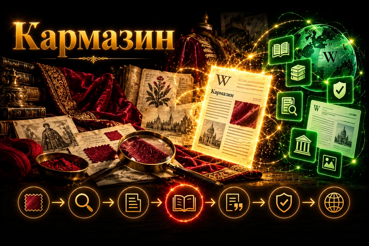 Кейс Wikipedia – Кармазин Кейс переработки статьи Кармазин в украинской Википедии