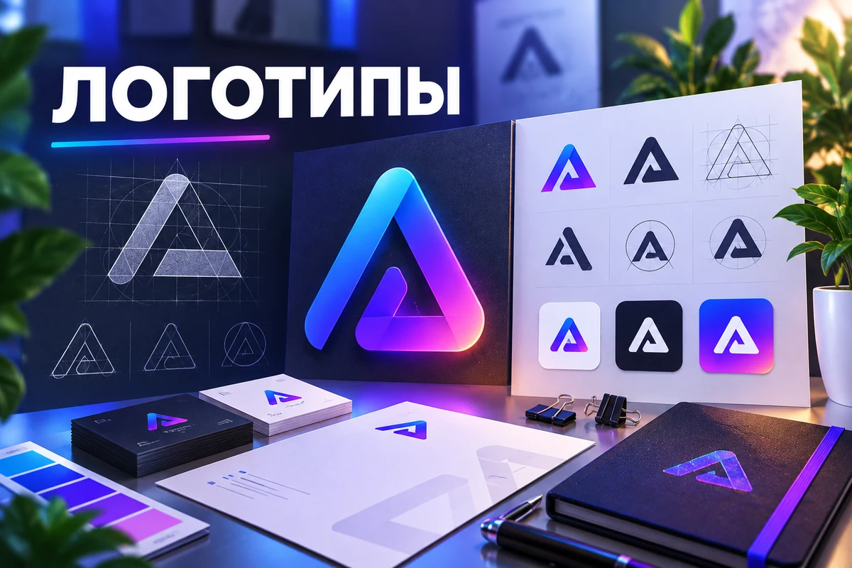 Кейсы по дизайну логотипов VozniNet