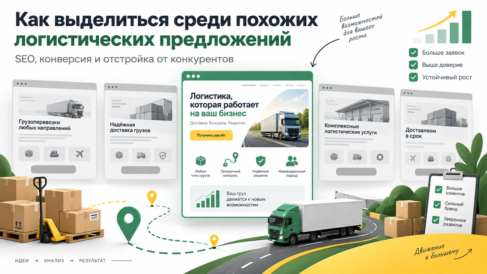 Комплексный аудит логистического сайта: SEO, конверсия и конкуренты Кейс комплексного аудита логистического сайта