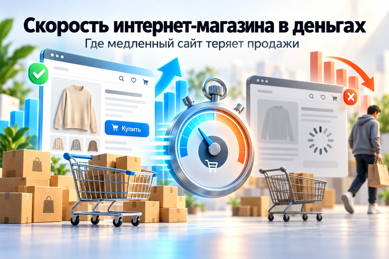 Скорость интернет-магазина в деньгах: сколько продаж съедает медленный сайт
