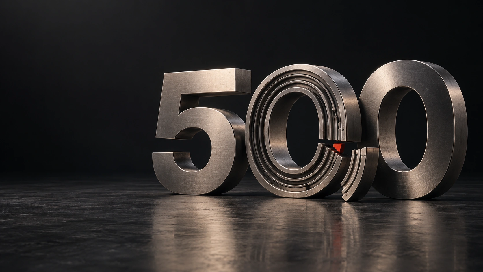 Скульптурный код 500 с небольшим разрывом внутри системы