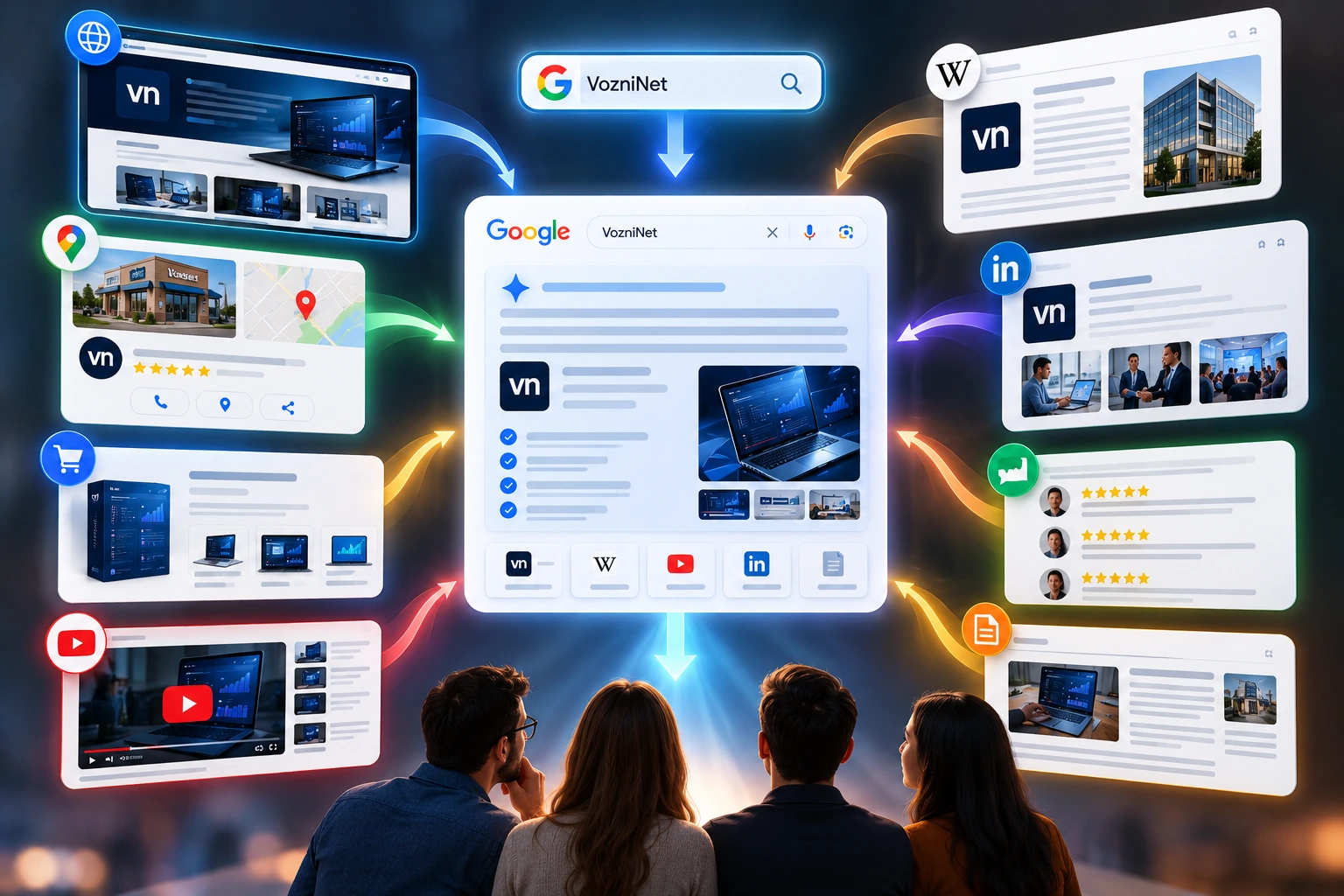 Источники информации о бренде в AI Overviews Источники, из которых Google может формировать описание бренда в AI Overview